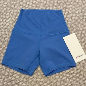 Lululemon Align High-Rise Short 4” in Pool Blue